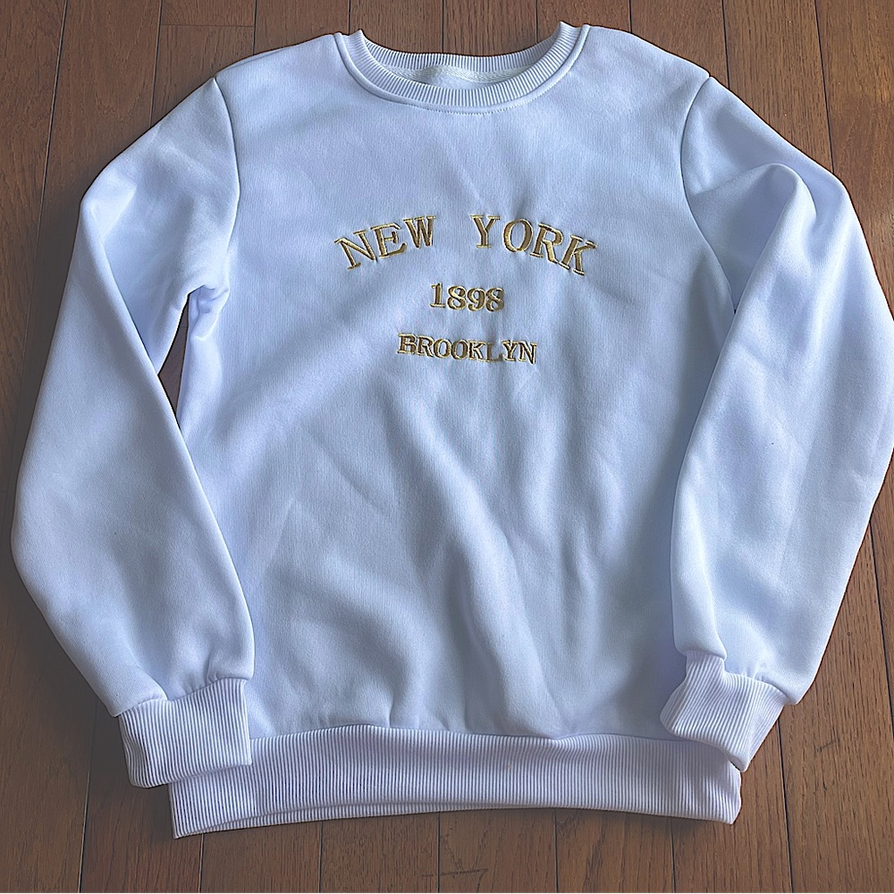 White crewneck